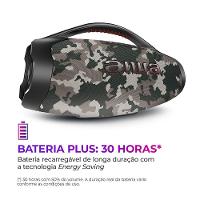 Caixa De Som Boombox Plus Aiwa BBS-01-BG 200w Bt 30h IP66 USB Cinza Boombox Bivolt - 7