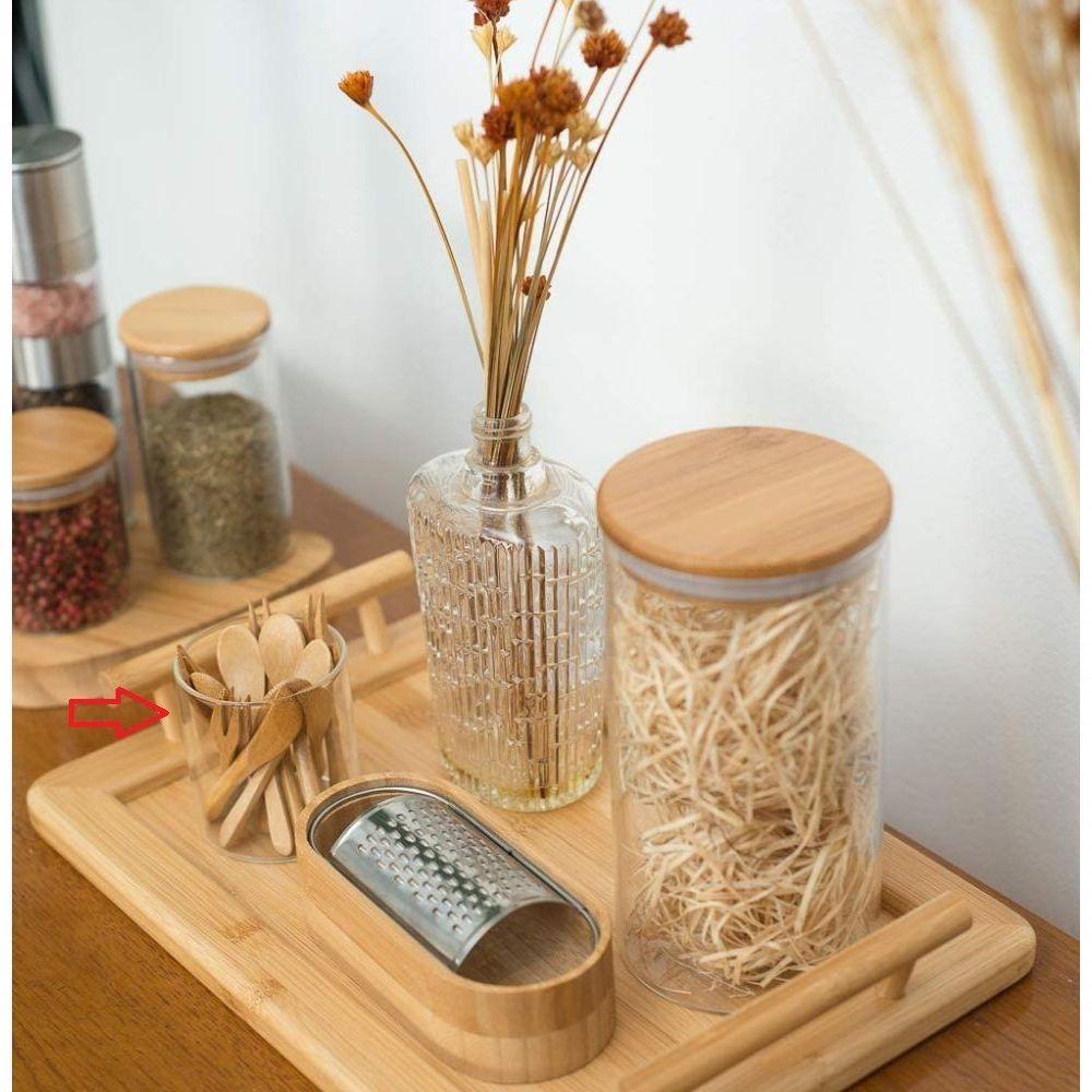 Conjunto De 6 Mini Colheres De Bambu Oikos - 2