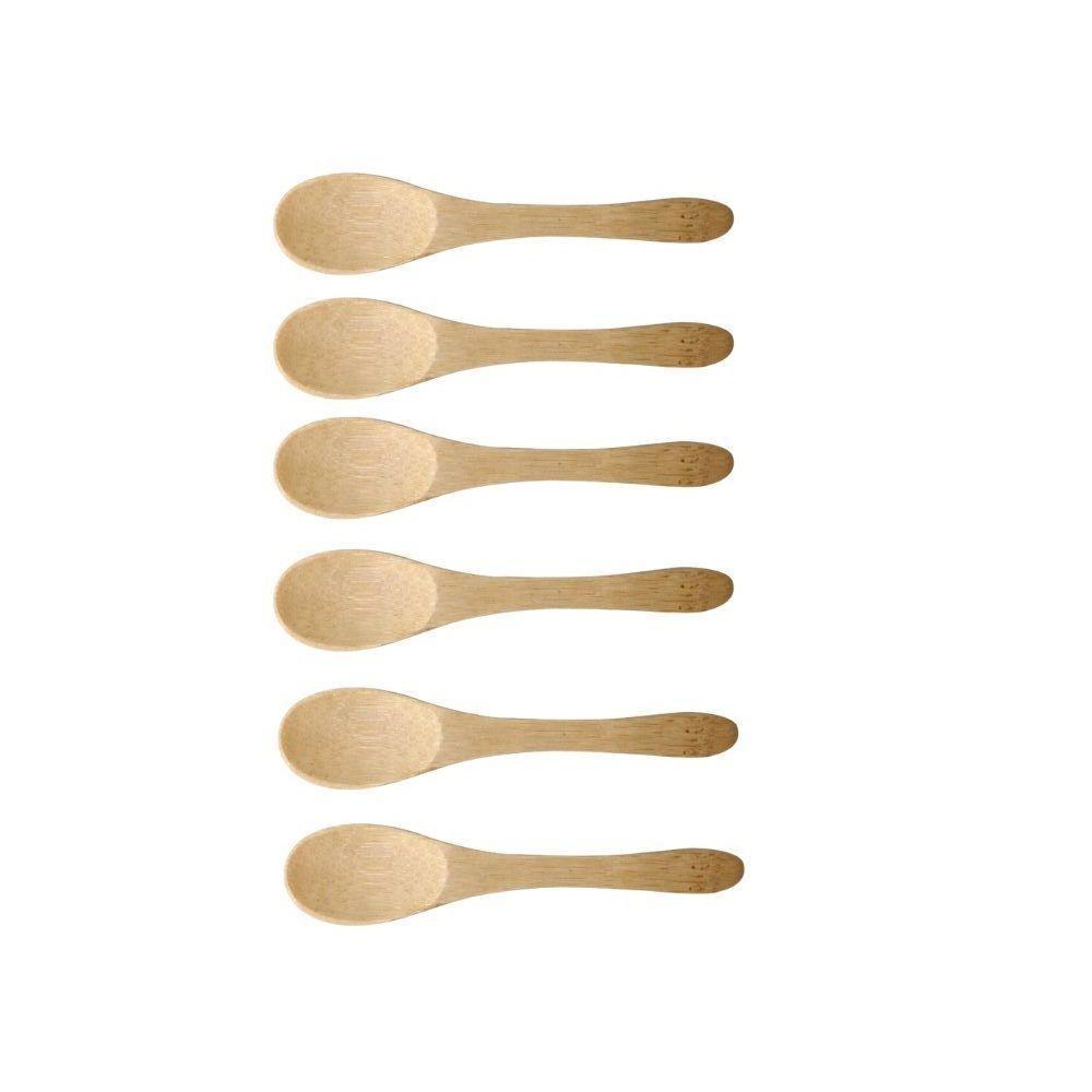Conjunto De 6 Mini Colheres De Bambu Oikos - 7