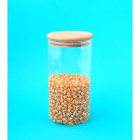 Pote Hermético Com Tampa De Bambu Redondo 1100ml - Oikos - 3