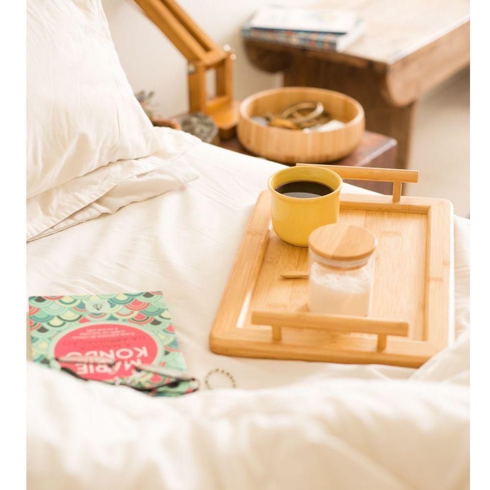 Pote De Vidro Hermético Com Tampa Bambu 200ml - Oikos - 4