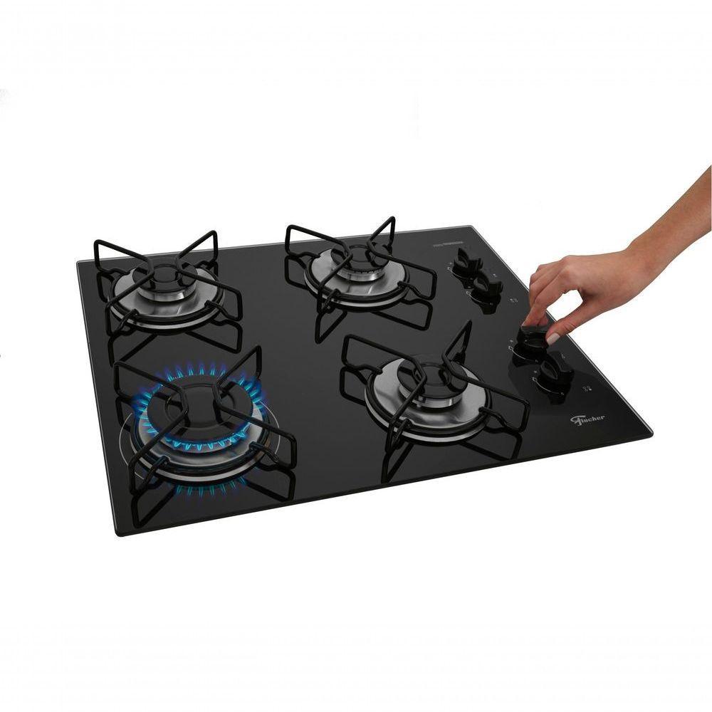 Fogão Cooktop Fischer 4 Bocas Fit Line 36350 - 102675 Bivolt - 3