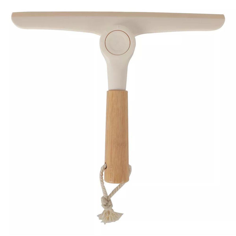 Rodo De Pia Dobrável Com Cabo De Bambu Oikos off White - 1