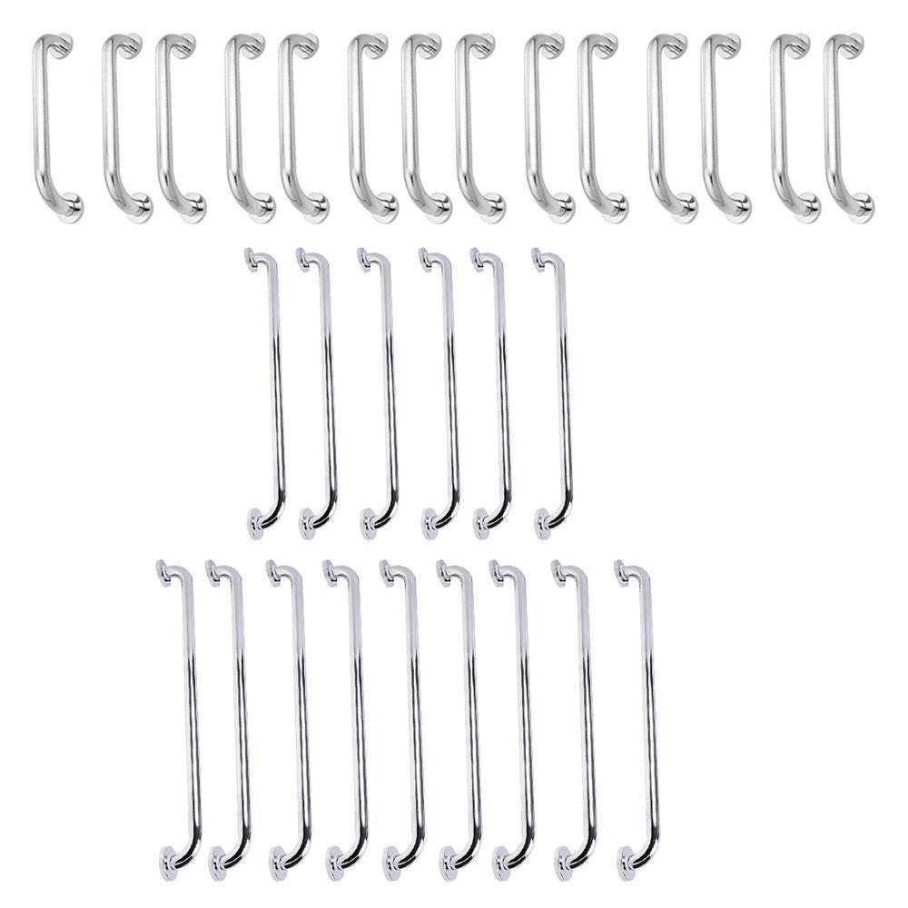 Alça De Apoio Barra Inox 40cm 70cm 80cm29 Unidades Suporte Acessibilidade Idoso Cadeirante - 1