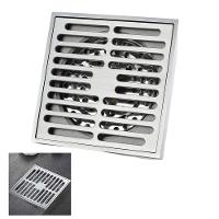 Ralo Inox 10x10 Banheiro Lavabo Anti Odor Rapido Escoamento Anti Inseto Resistente Seguro - 1