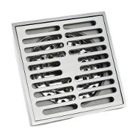 Ralo 10x10 Inox Lavabo Banheiro Anti Inseto Anti Odor Rapido Escoamento Seguro Resistente - 1