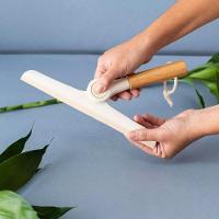 Rodo De Pia Dobrável Com Cabo De Bambu Oikos off White - 8