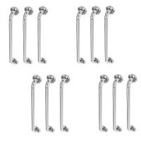 Alça De Apoio Inox 40cm Barra Kit 12 Unidades Segurança Acessibilidade Resistente - 1