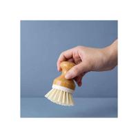 Kit Escova De Limpeza E Rodo De Pia Dobrável Bambu Off White - 3