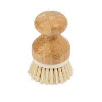 Kit Escova De Limpeza E Rodo De Pia Dobrável Bambu Off White