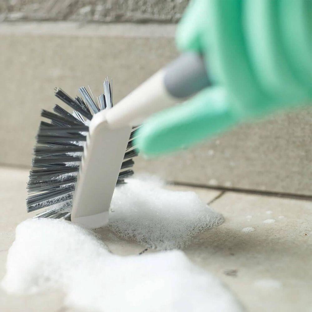 Escova De Limpeza Multiuso Flow Bege Fechado - 3