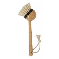 Escova De Limpeza Redonda Com Cabo Longo De Bambu Oikos:preto - 1