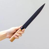 Faca Multiuso Inox Cor Grafite Cabo Acácia 32cm - 3