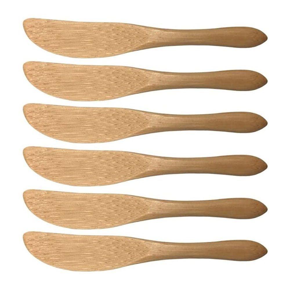 Conjunto De 6 Mini Facas De Bambu- Oikos - 1