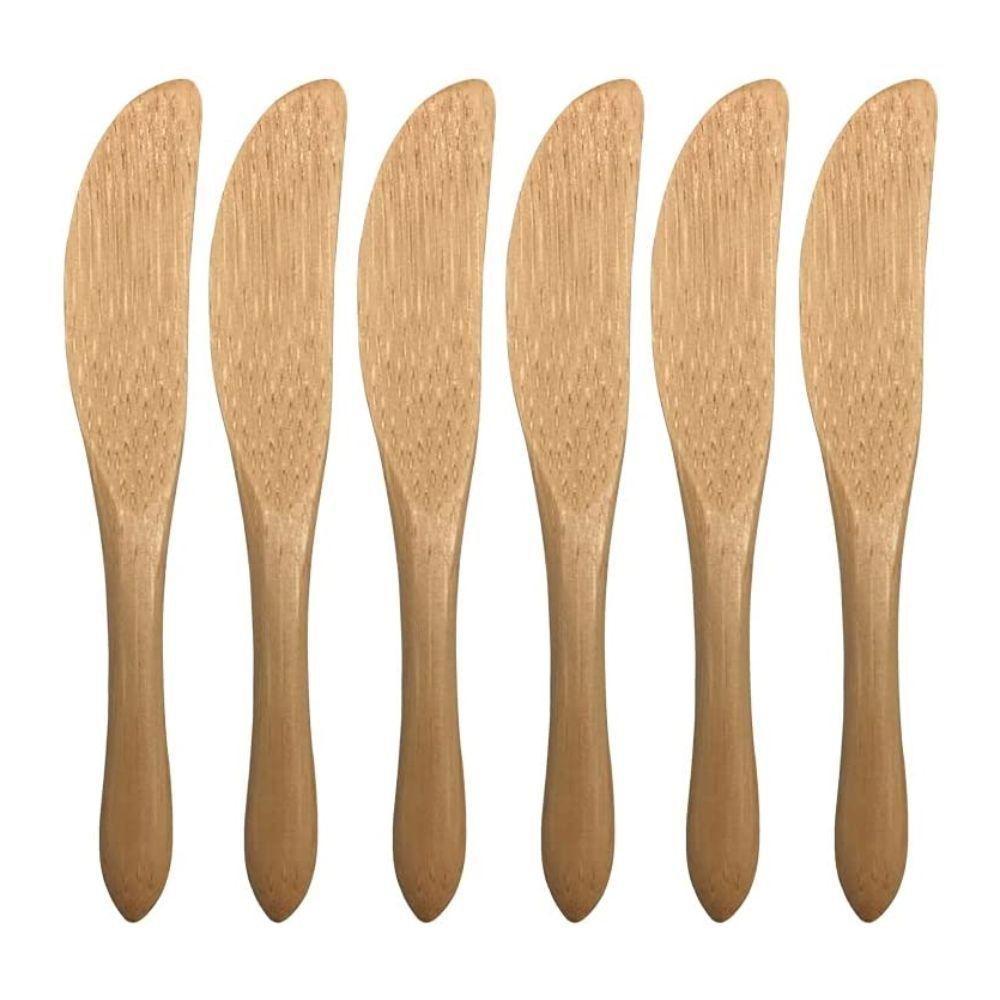 Conjunto De 6 Mini Facas De Bambu- Oikos - 4