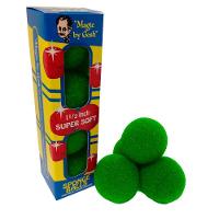 4 Bolas de Espuma Goshman Super Soft 1,5 InchR+ Verde - 1