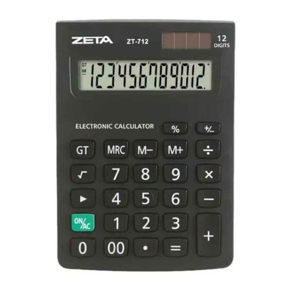 Calculadora Mesa 12 Digitos Zeta - 1
