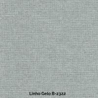 Sofá De Canto Nori Curva Ld 2,61m Em Linho Com Pés De Metal Cor Gelo 2322 - 2
