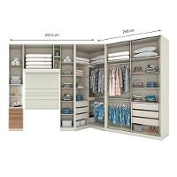 Quarto Modulado Solteiro Ambiente 2 Seletto 5 Peças Areia Jequitibá - Henn - 2