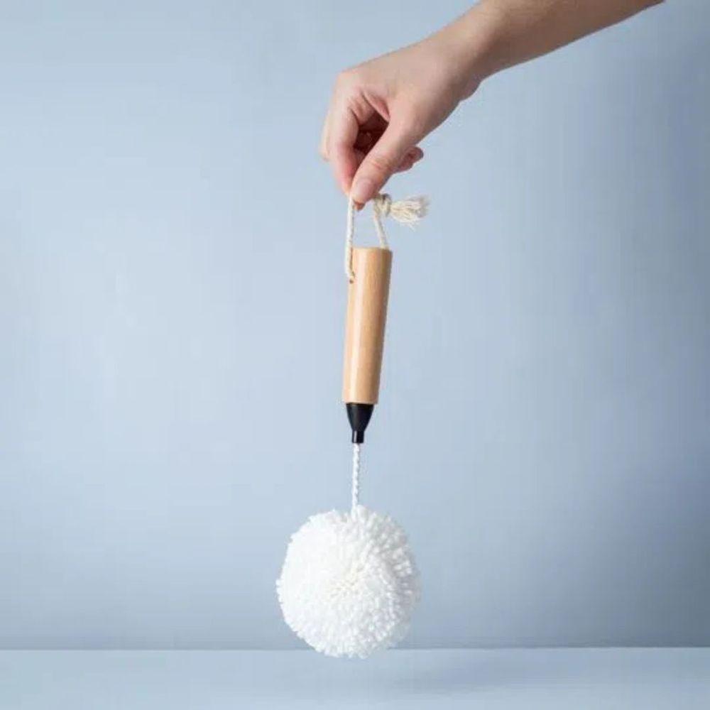 Escova Para Lavar Copos Com Cabo De Bambu Oikos:preto - 3