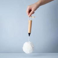 Escova Para Lavar Copos Com Cabo De Bambu Oikos:preto - 3