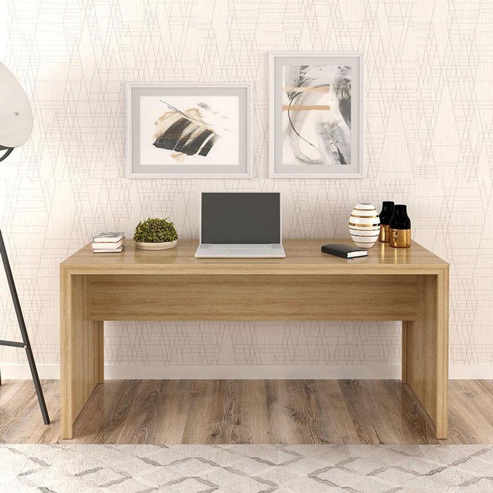 Mesa Para Escritório Me4109 Amêndoa - Tecnomobili - 2