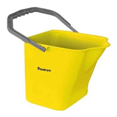 Balde 15 Lts C/alça Amarelo