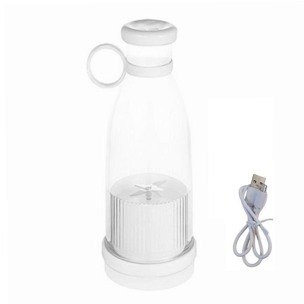 Garrafa Mixer Misturador Mini Liquidificador Potente Suco Batida Shake Smoothie Usb Portatil - 1