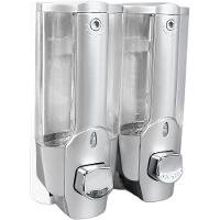 Dispenser Duplo Higienico Alcool Gel Sabonete Liquido Shampoo Loja Comercio Hotel Shopping Banheiro - 2