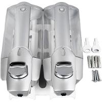 Dispenser Duplo Higienico Alcool Gel Sabonete Liquido Shampoo Loja Comercio Hotel Shopping Banheiro - 7