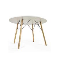 Mesa De Jantar Redonda Eames Eiffel 110 Cm - Branca - 2