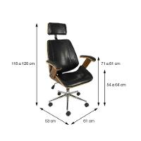 Cadeira Presidente Bergen Baixa - Preta - 2