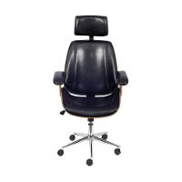 Cadeira Presidente Bergen Baixa - Preta - 4