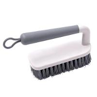 Escova De Piso Flow Bege Fechado E Cinza - 1