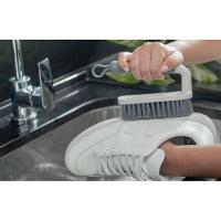 Escova De Piso Flow Bege Fechado E Cinza - 2