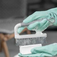 Escova De Piso Flow Bege Fechado E Cinza - 3