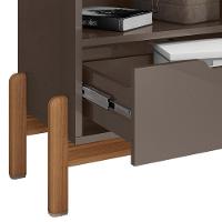 Mesa De Cabeceira 1 Gaveta 004015 Cinza Perola Dcasa Cinza Perola - 5