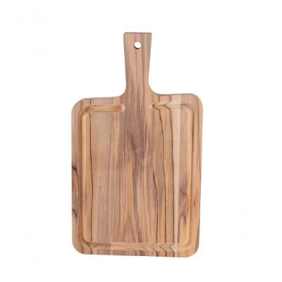 Tábua Com Cabo Para Churrasco Tramontina Em Madeira Mista - 40x23,3 Cm