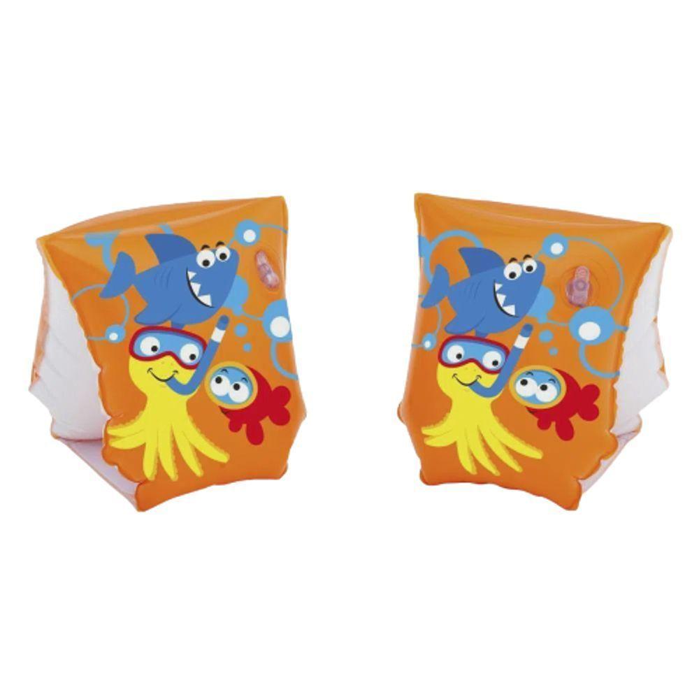 Bóia De Braço Infantil Anéis Colete Salva Vida Com Golfinho Praia E Piscina Bestway - 1