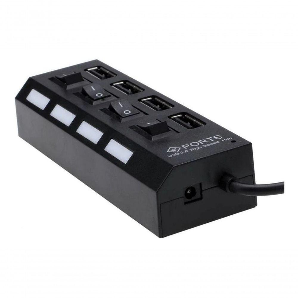 Cabo Hub Usb Extensor 2.0 4 Portas High Speed Pendrive Mouse - 1
