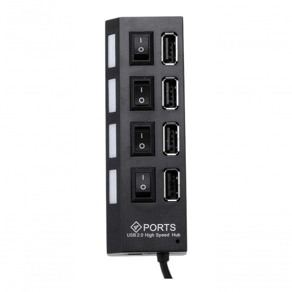 Cabo Hub Usb Extensor 2.0 4 Portas High Speed Pendrive Mouse - 4