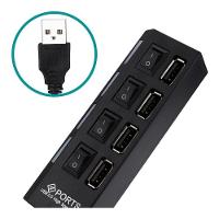 Cabo Hub Usb Extensor 2.0 4 Portas High Speed Pendrive Mouse - 2