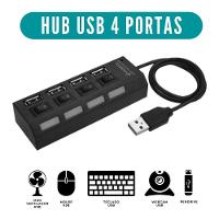 Cabo Hub Usb Extensor 2.0 4 Portas High Speed Pendrive Mouse - 6