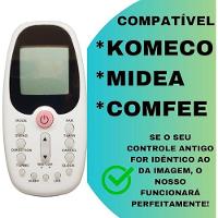 Controle Remoto Para Ar Condicionado Compatível Com Komeco Midea Comfee - 5