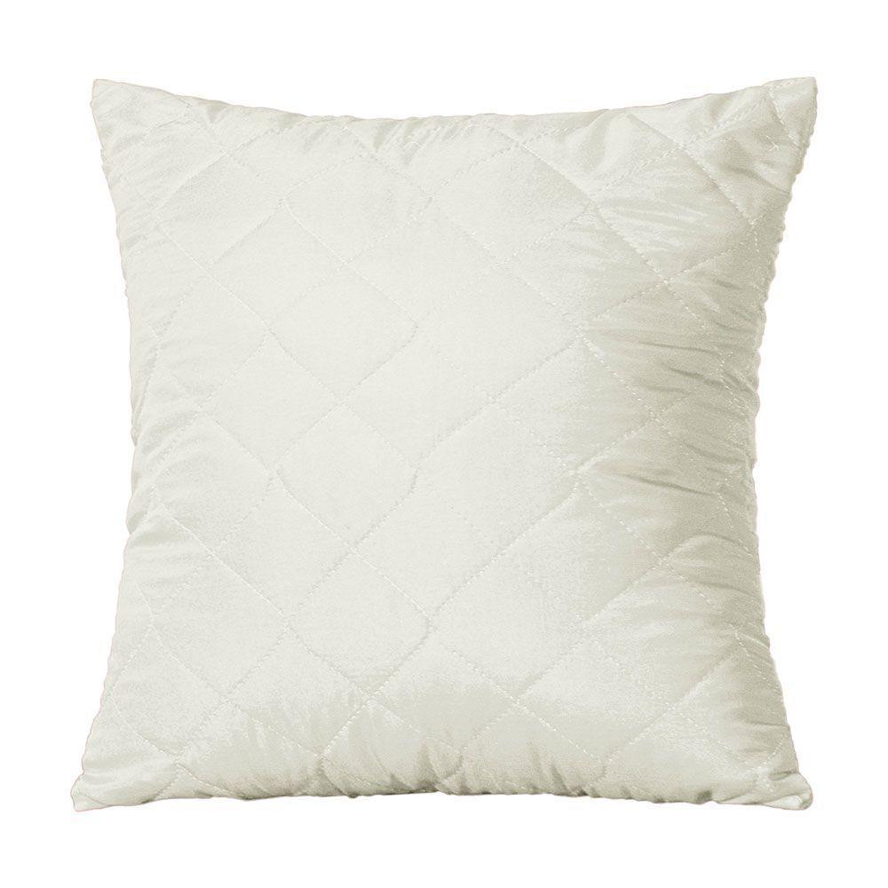 Capa De Almofada 45cm X 45cm 1 Peça Matelada 100% Poliéster Cor:palha - 1