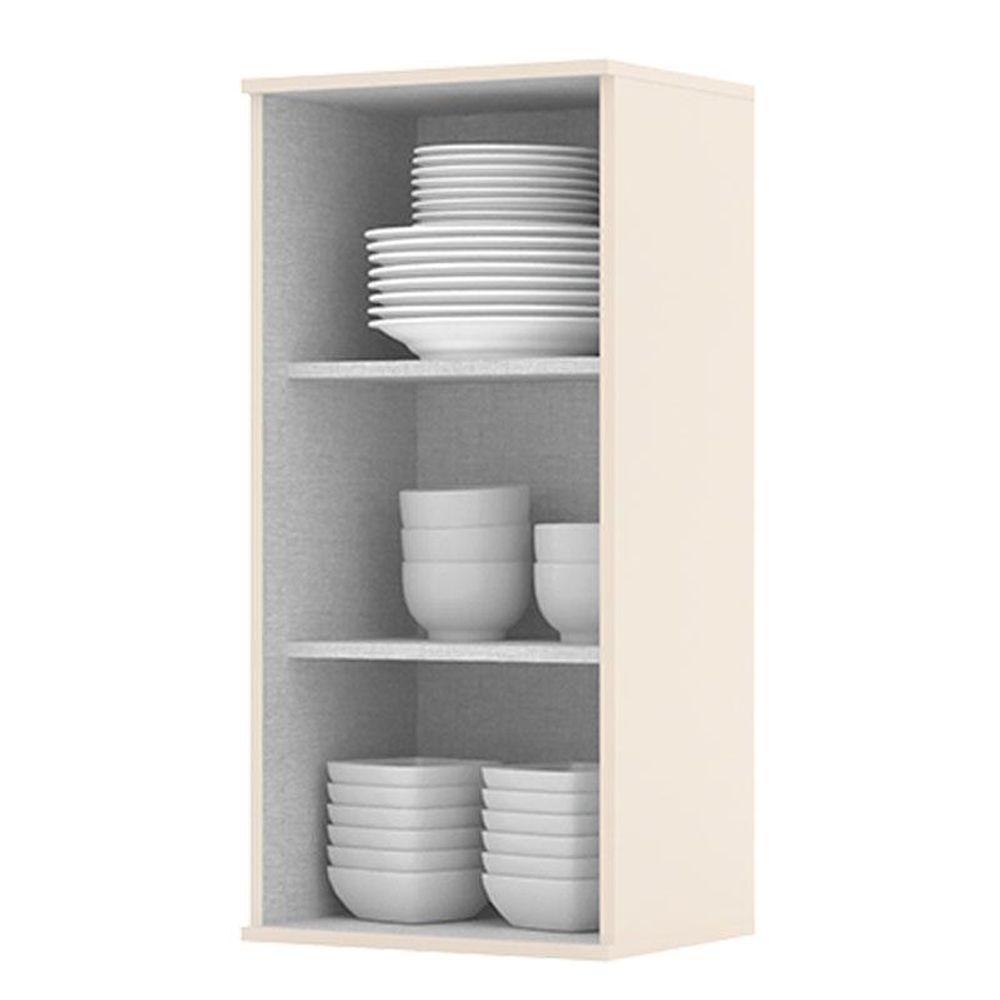 Armário Aéreo 1 Porta 40x83 Cm évelin Off White - Henn - 3