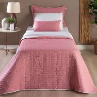 Kit Cobre Leito Solteiro 4 Peças Bordado Urbany 100% Poliéster Hipercal 400 Fios Cor:rosê. - 3