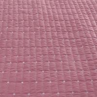 Kit Cobre Leito Solteiro 4 Peças Bordado Urbany 100% Poliéster Hipercal 400 Fios Cor:rosê.