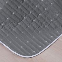 Kit Cobre Leito King 7 Peças Bordado Urbany 100% Poliéster Hipercal 400 Fios Cor:cinza. - 3