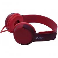 Fone Headphone Teen Vermelho Com Microfone Hp303 Oex - 2